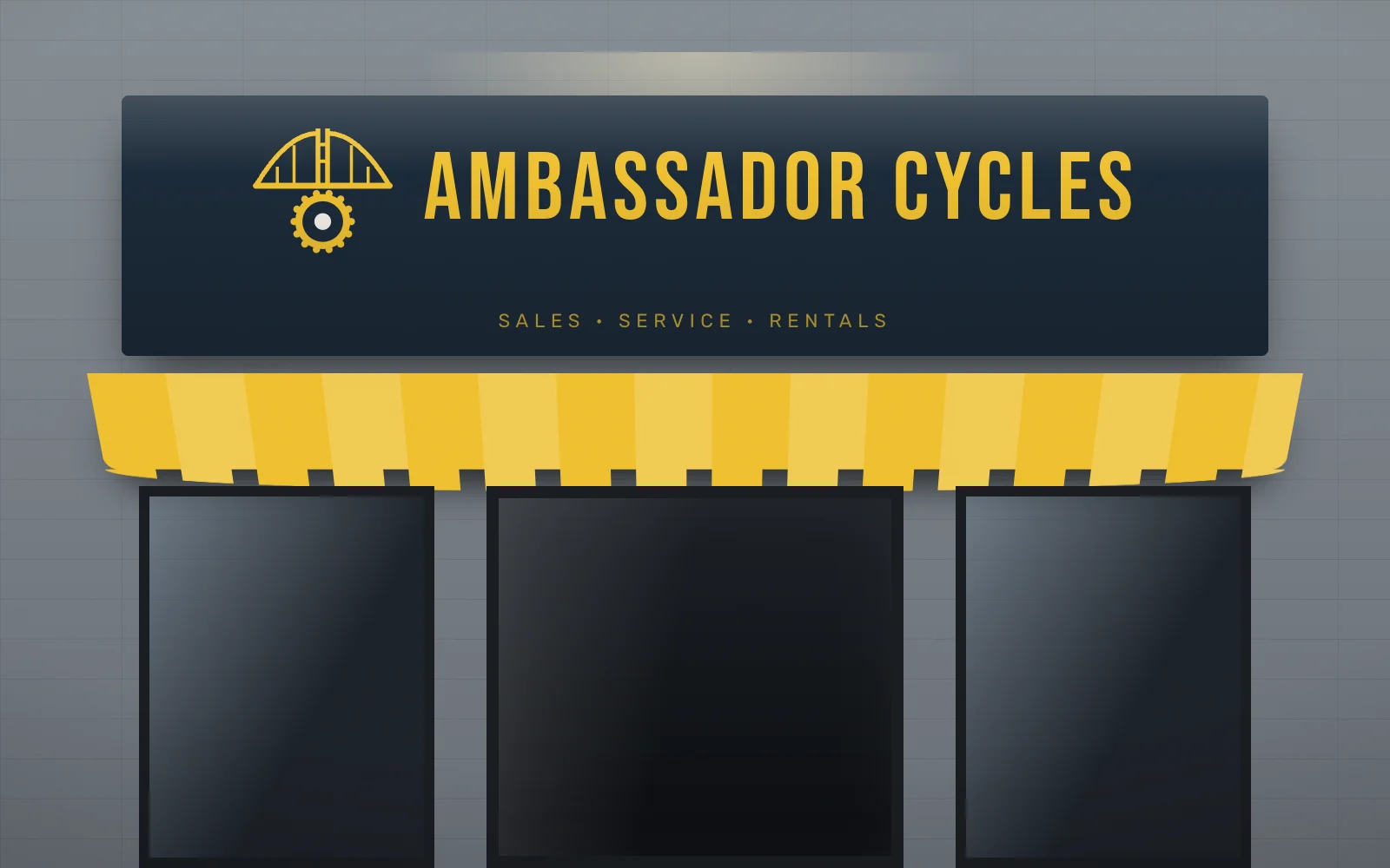 Ambassador Cycles: Shop front