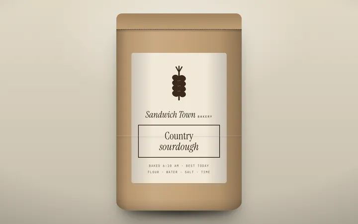 Sandwich Town Bakery: Bread bag