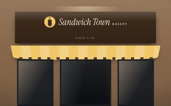 Sandwich Town Bakery: Storefront