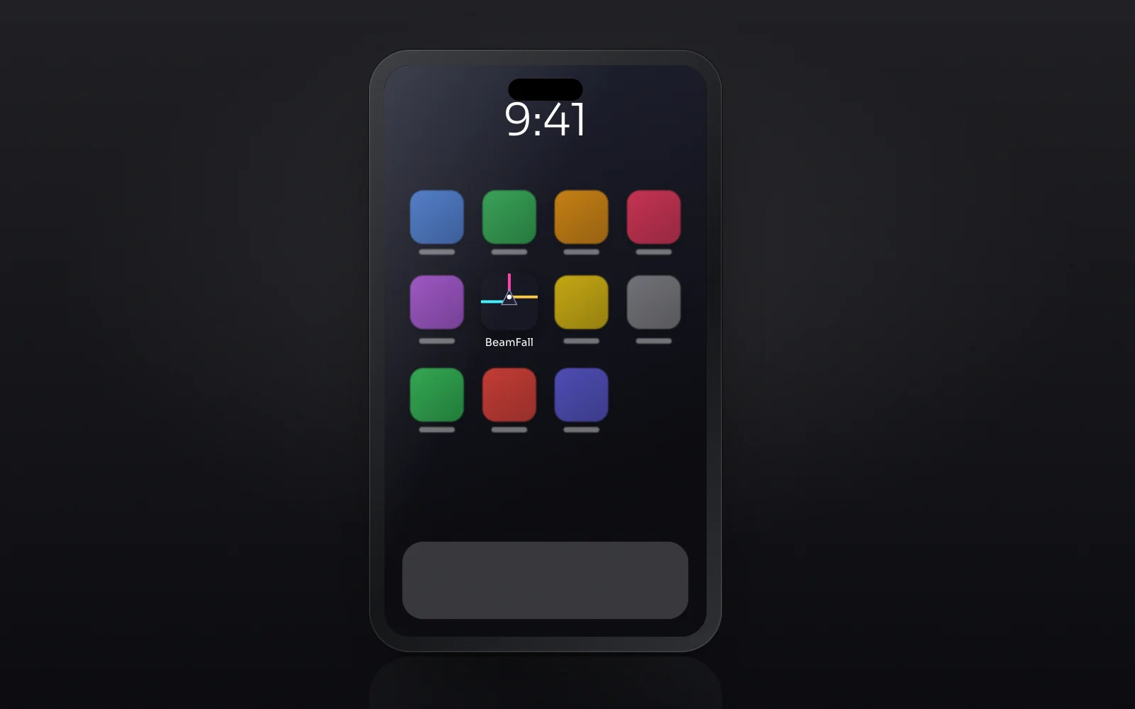 BeamFall: App icon on the home screen