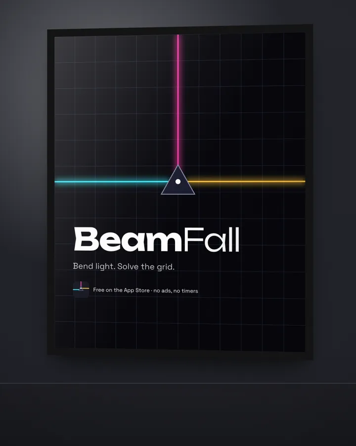 BeamFall: Launch poster