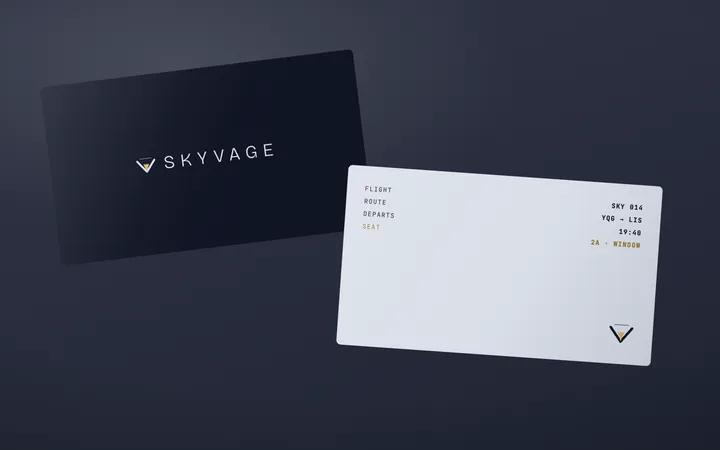 Skyvage: Boarding cards