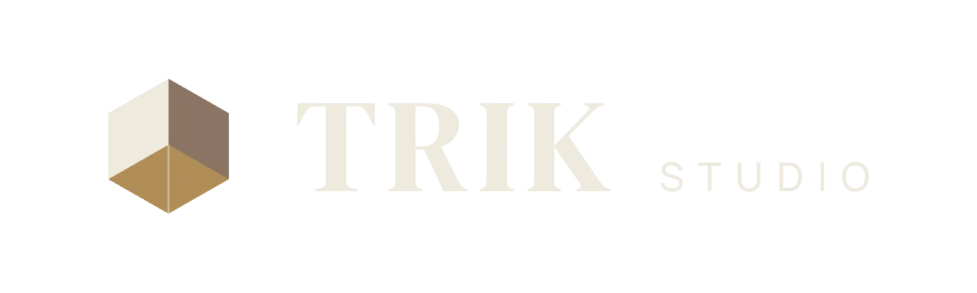 Trik Studio lockup, reversed