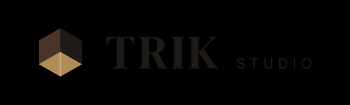 Trik Studio lockup, positive