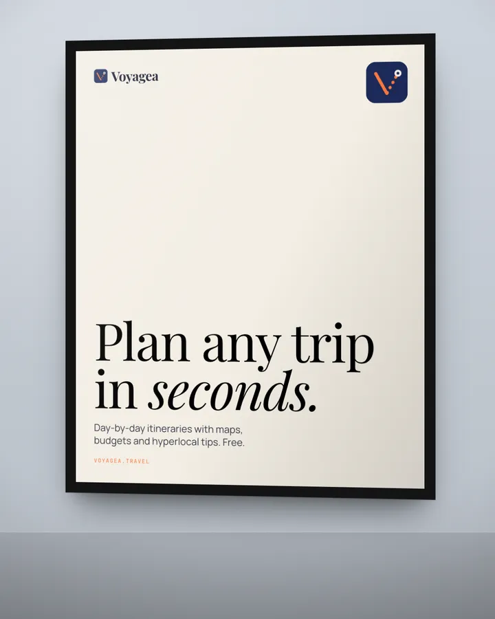 Voyagea: Launch poster