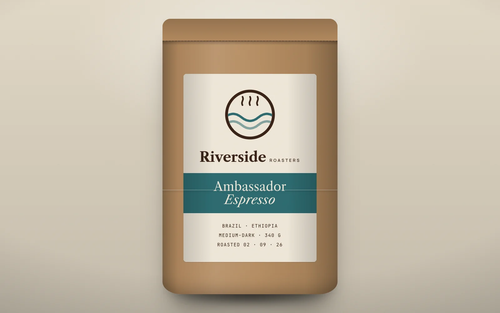 Riverside Roasters: Coffee bag